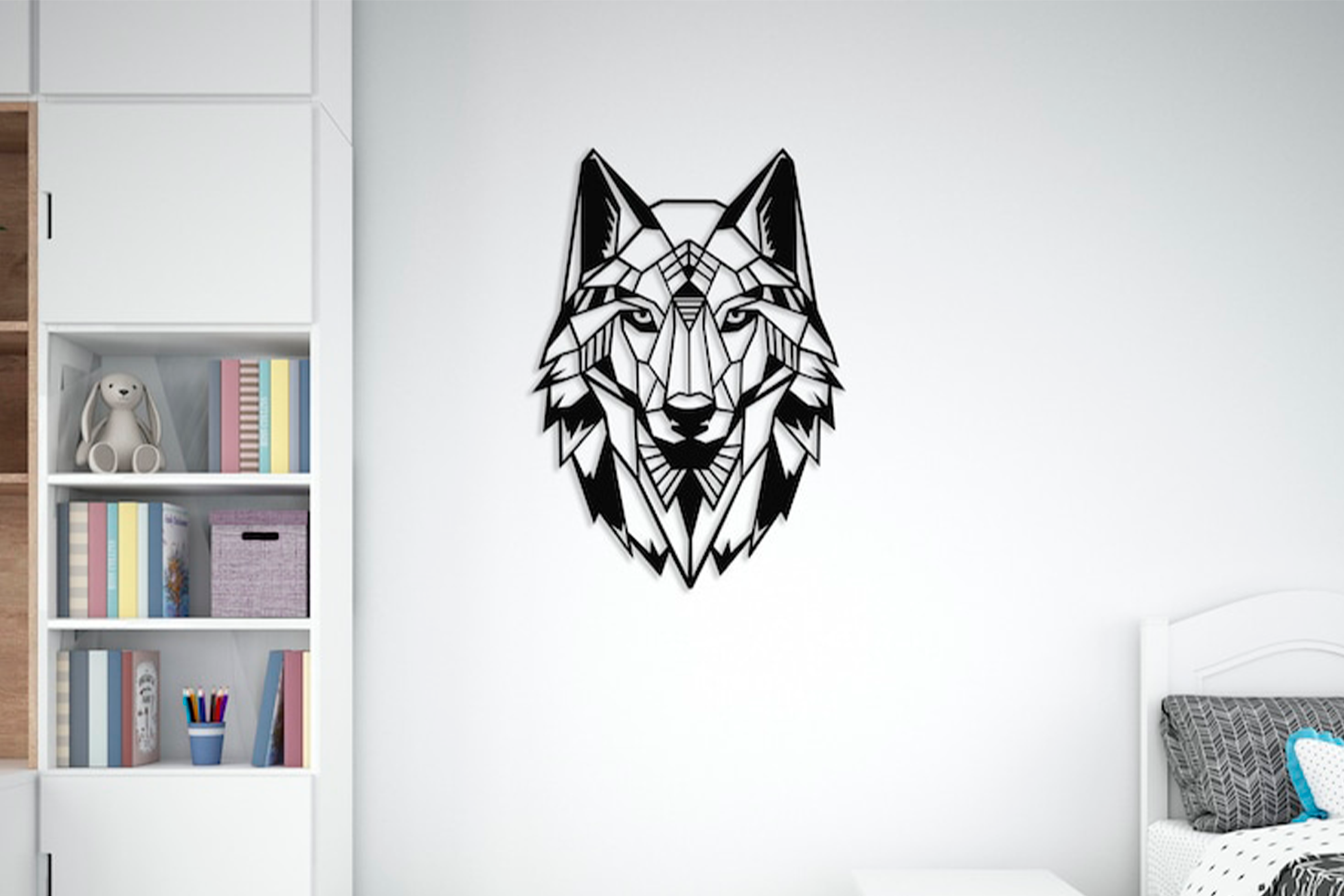 Lobo Geométrico - Imagen 1