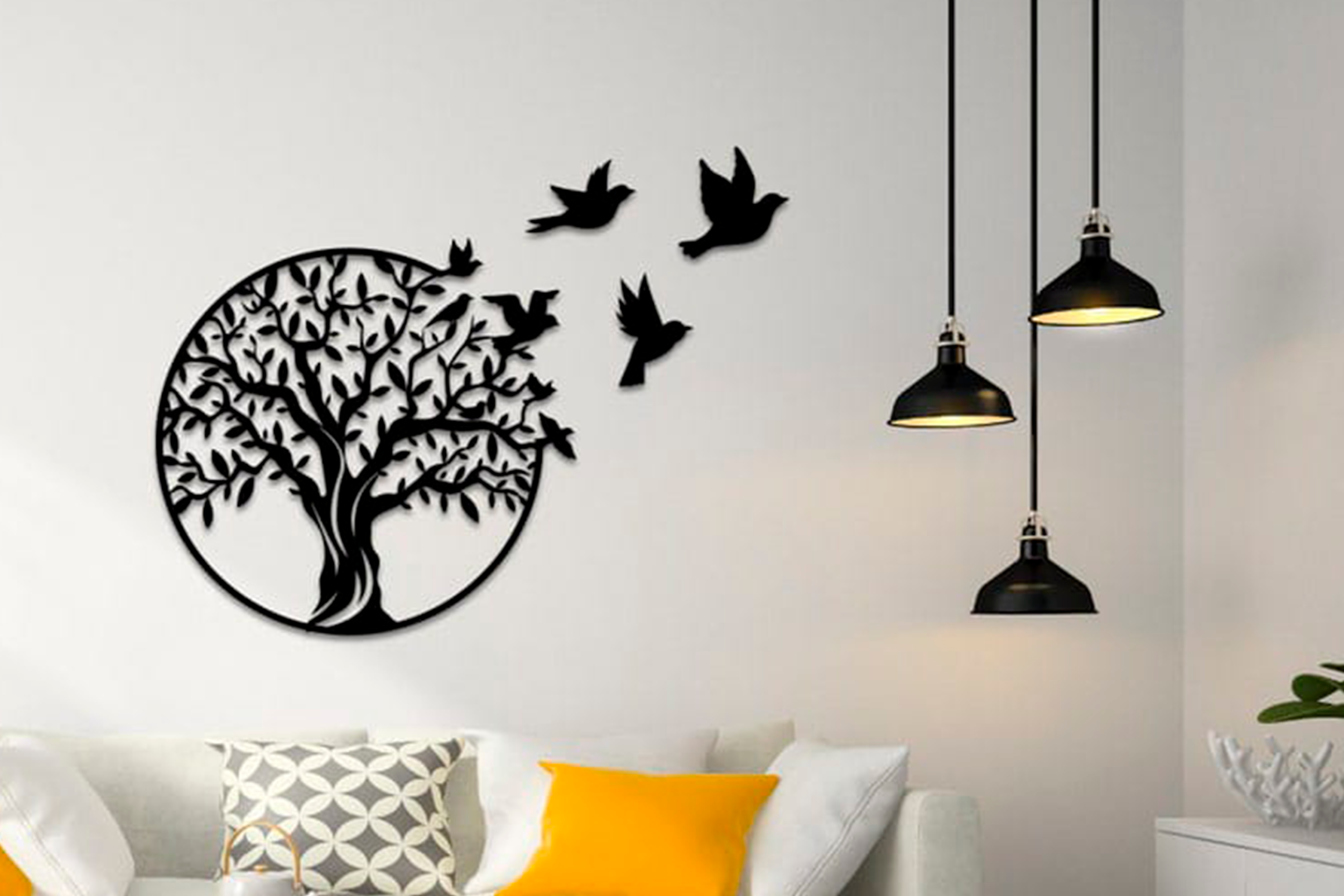 Árbol con pájaros - Imagen 1